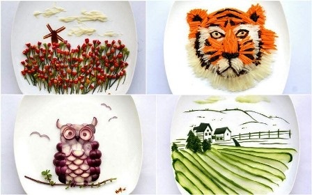 Tranh nghệ thuật “dệt” từ thực phẩm - 2 Độc đáo tranh nghệ thuật được “dệt” từ…thực phẩm